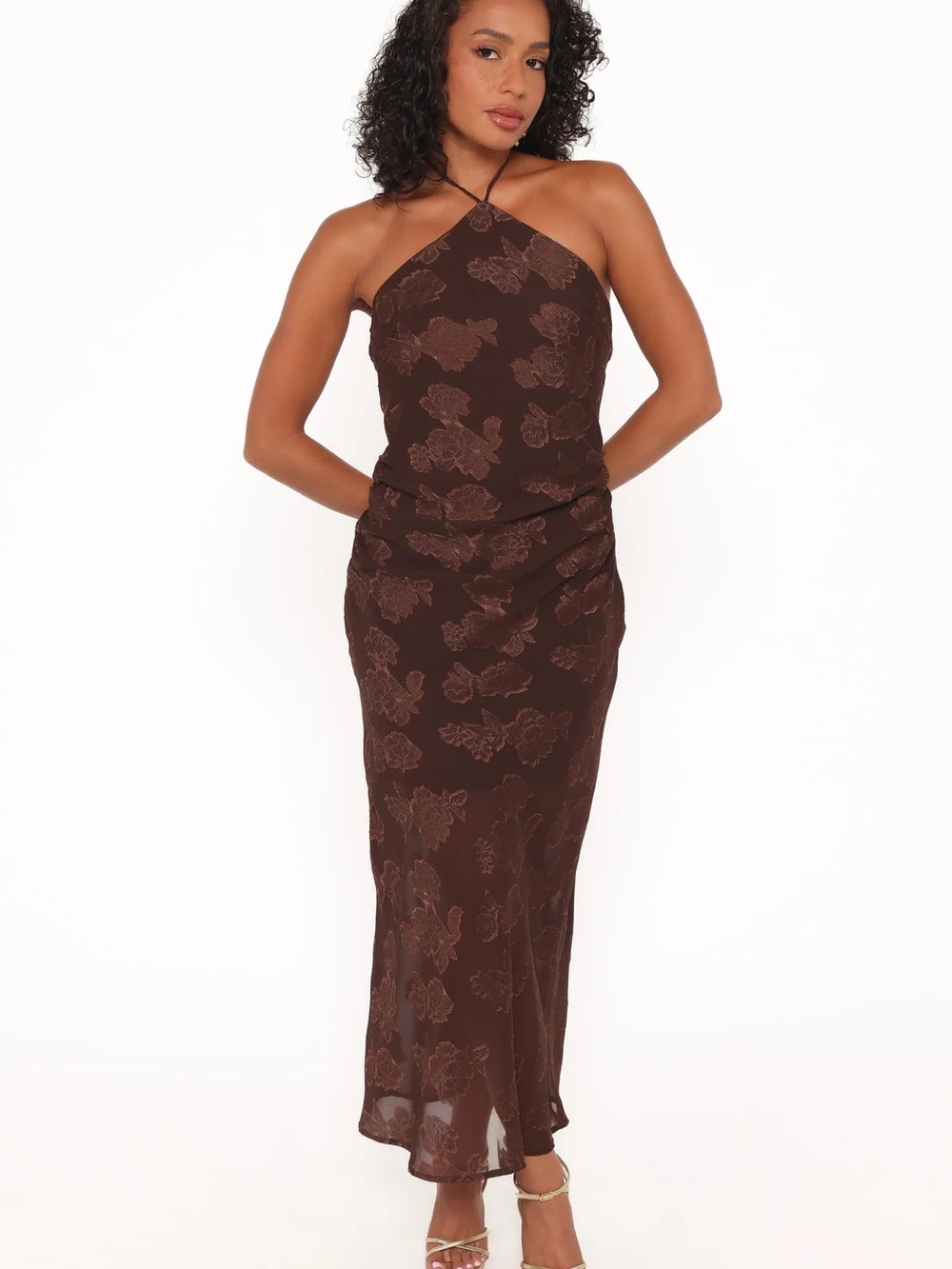 Petal and Pup Remy Halterneck Maxi Dress XS - NWT